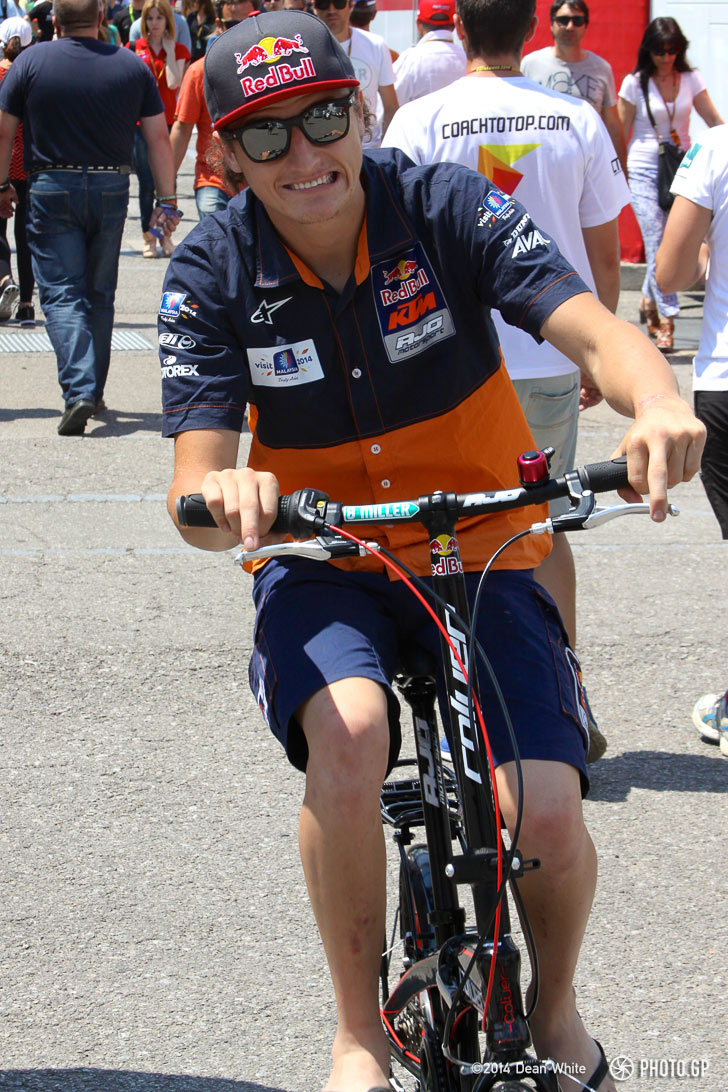 Jack Miller paddock Catalunya 2014 Dean White