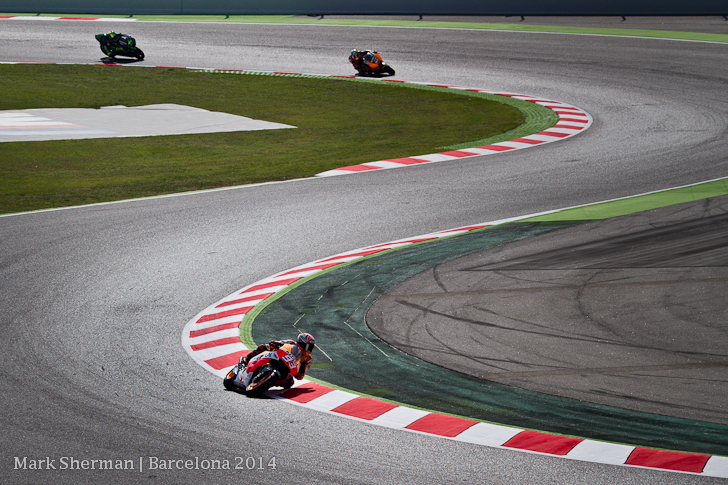 Marc Marquez Turn 2 Catalunya 2014