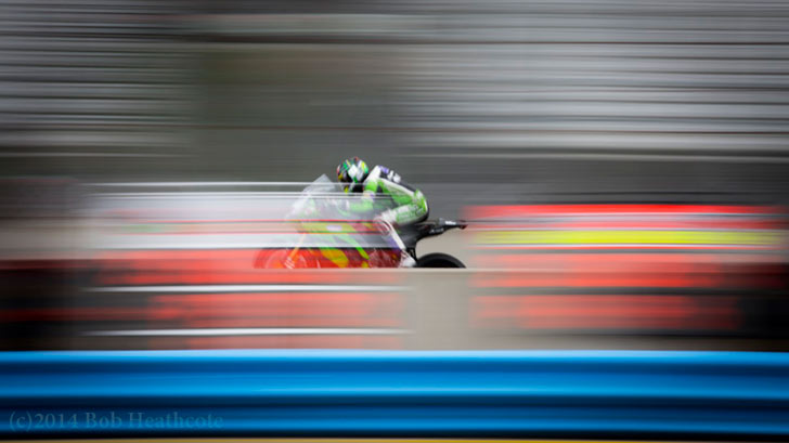 Bob Heathcote at Laguna Seca,  Kawasaki