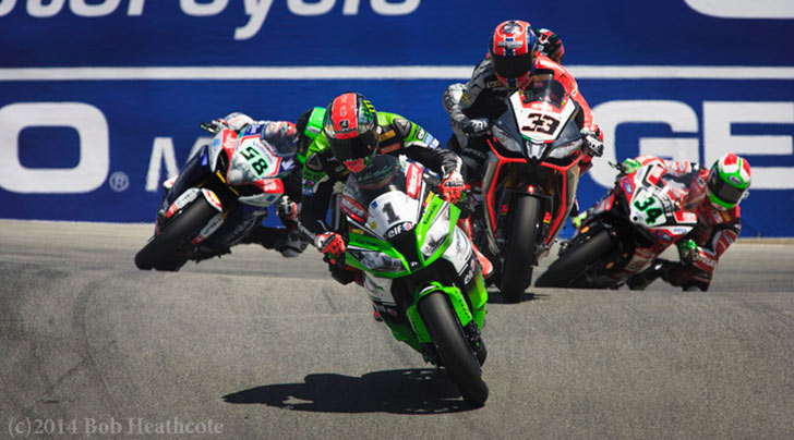 Bob Heathcote at Laguna Seca, Tom Sykes Winner