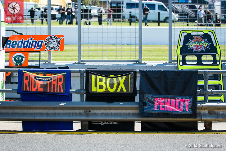 motogp pit lane signs