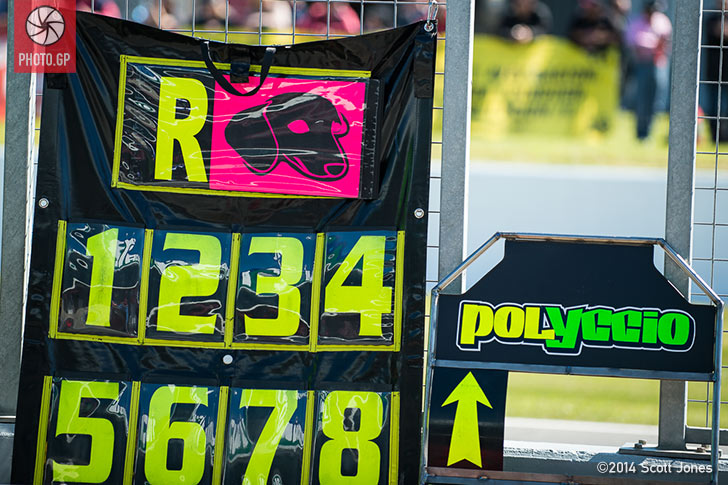Pol Espargaro pit sign dog