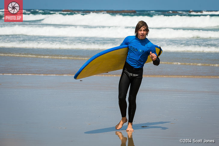 Remy Gardner after surfing