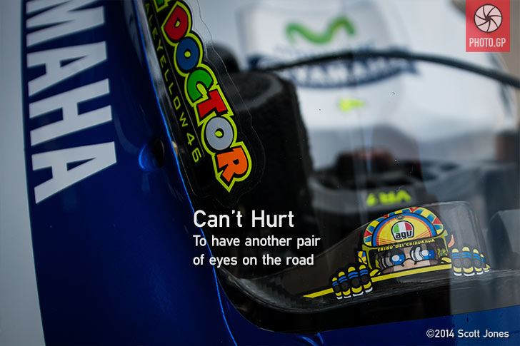 Valentino Rossi Yamaha M1 dashboard