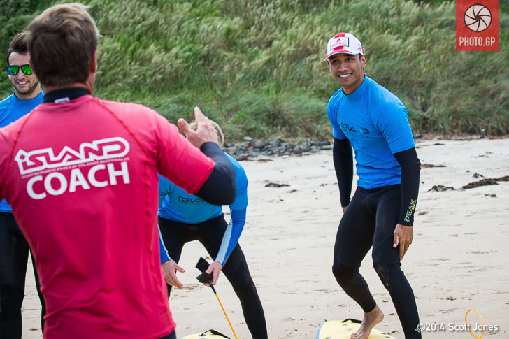 Yonny Hernandez surfing Phillip Island