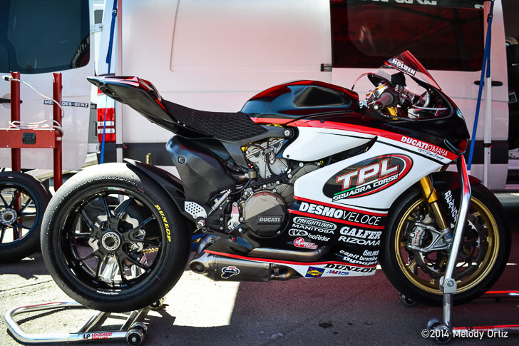 Privateer Ducati Panigale Laguna Seca Melody Ortiz