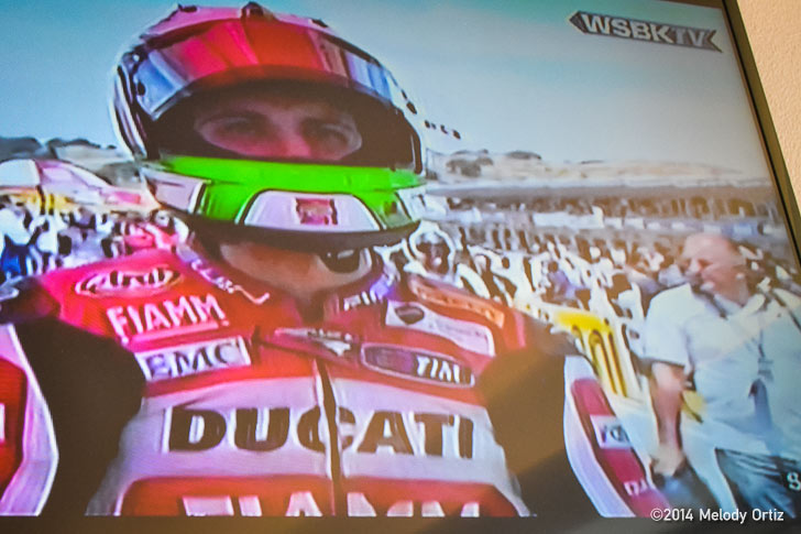 Davide Giuliano TV WSBK Melody Ortiz.jpg