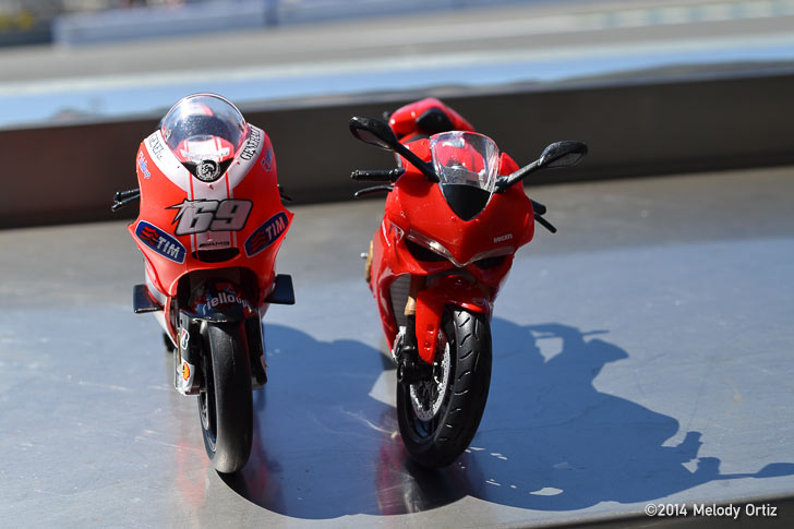 Ducati plastic models Laguna Seca Melody Ortiz