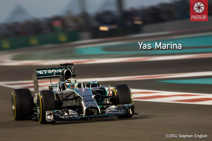 Lewis Hamilton Yas Marina 2014