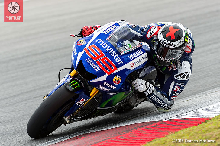 Jorge Lorenzo Yamaha MotoGP Sepang Test 2015 Darren Marlowe