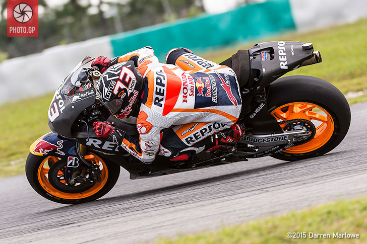 Marc Marquez Honda MotoGP Sepang Test 2015 Darren Marlowe