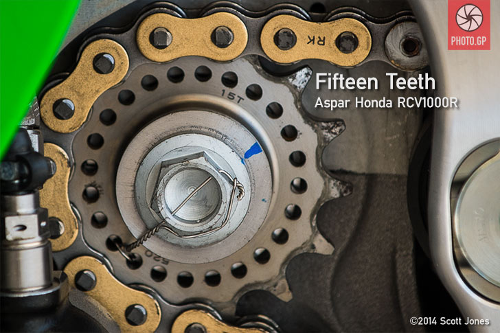Team Aspar Honda RCV1000R gear