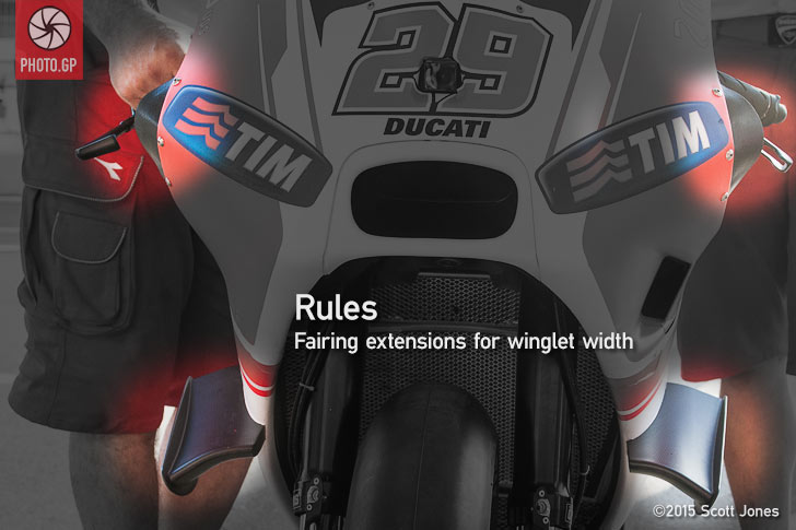 Ducati GP15 winglet