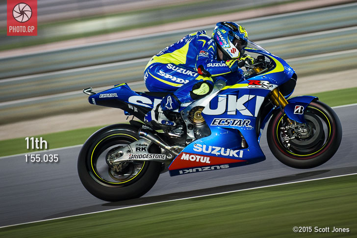Losail QP2 2015 Aleix Espargaro Suzuki