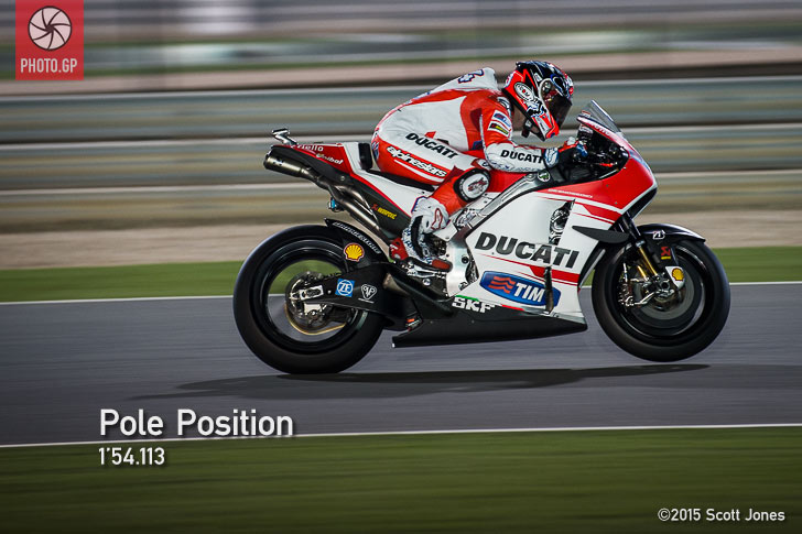 Losail QP2 2015 Andrea Dovizioso Ducati