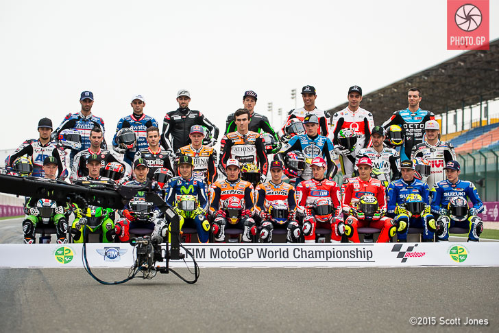 MotoGP class photo with jimmy jib