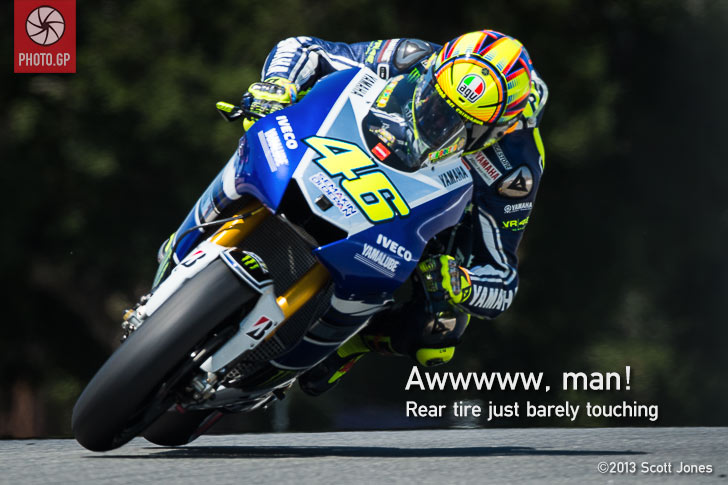 Valentino Rossi Laguna Seca Turn 1