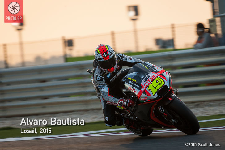 Alvaro Bautista Aprilia RS-GP Losail Qatar 2015
