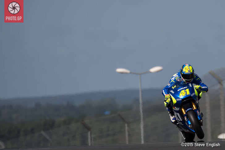 Aleix Espargaro Suzuki Le Mans 2015 Steve English
