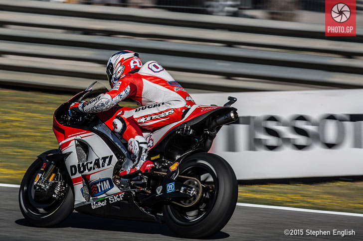 Andrea Dovizioso Ducati Jerez 2015 Stephen English