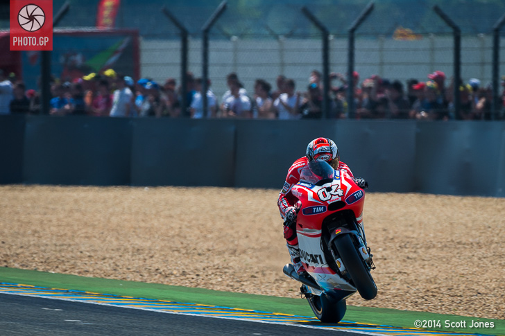 Andrea Dovizioso Ducati Le Mans 2014