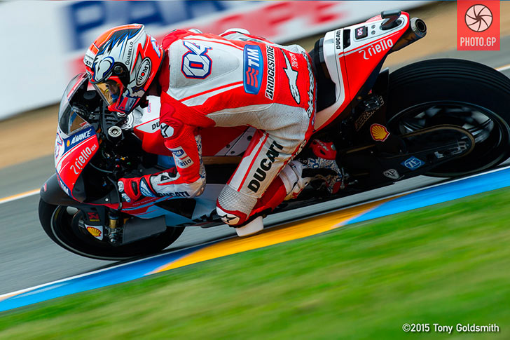 Andrea Dovizioso Le Mans 2015 Tony Goldsmith