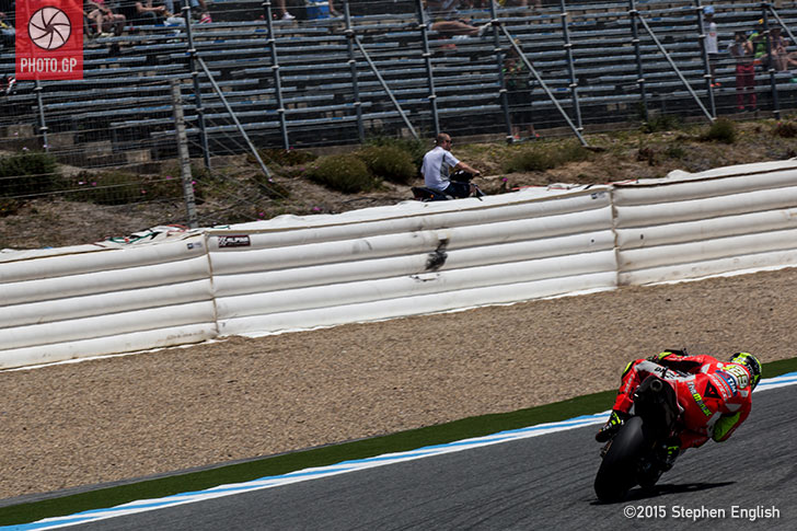 Andrea Iannone Ducati Jerez 2015 Stephen English