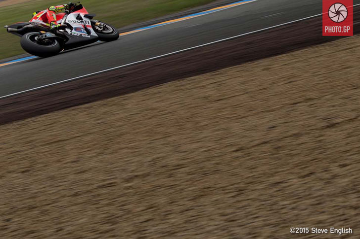 Andrea Iannone Ducati Le Mans 2015 Steve English