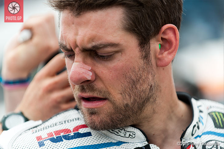 Cal Crutchlow grid Jerez 2015 Tony Goldsmith