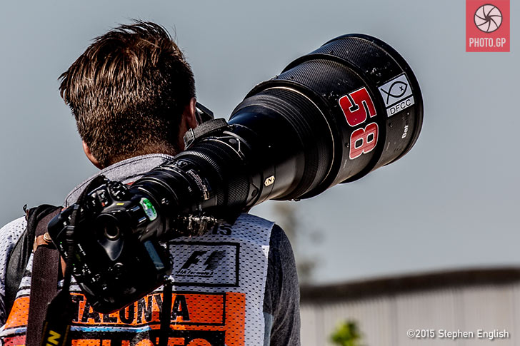 Formula 1 photographer Marco Simoncelli 58 Stephen English 2015