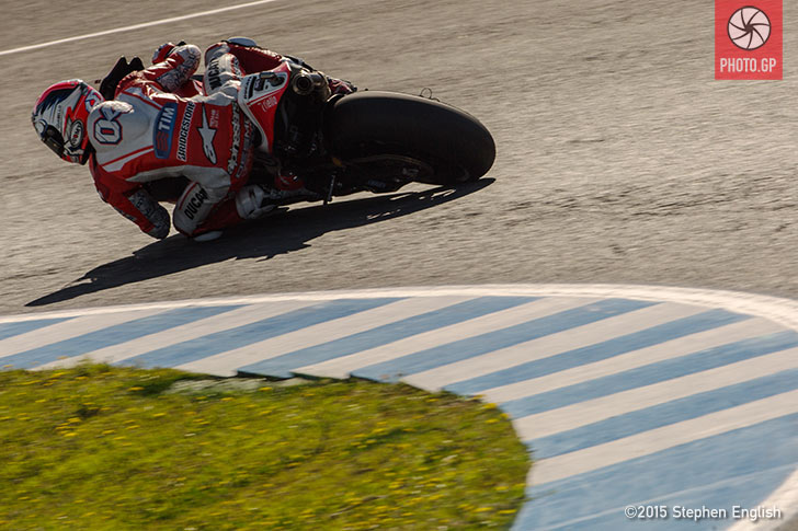 Jerez 2015 Saturday Stephen English Andrea Dovizioso Ducati
