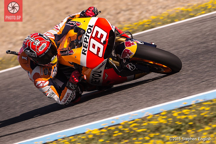 Jerez 2015 Saturday Stephen English Marc Marquez Honda