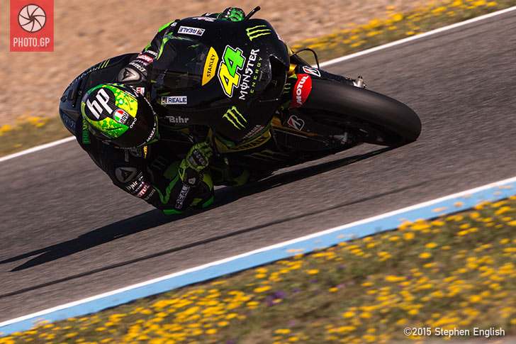 Jerez 2015 Saturday Stephen English Pol Espargaro Yamaha