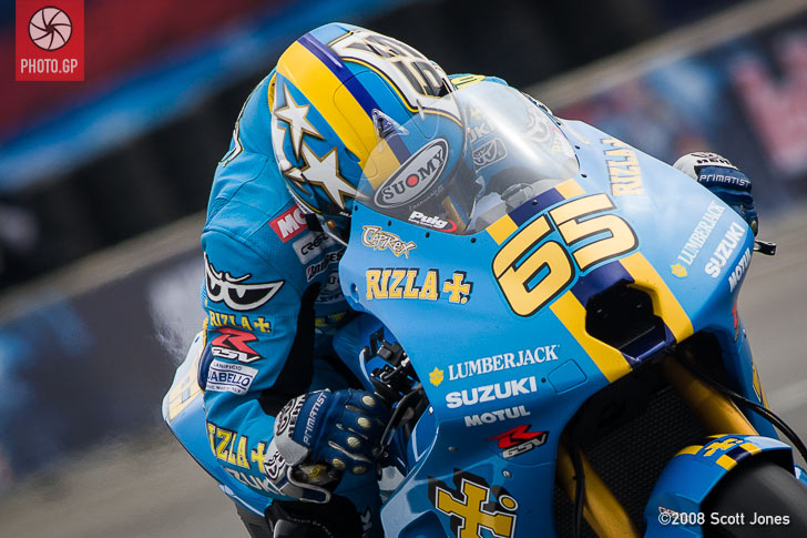 Loris Capirossi Suzuki Laguna Seca 2008