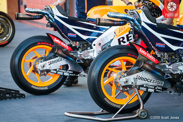 Marc Marquez Honda RC213V swing arms