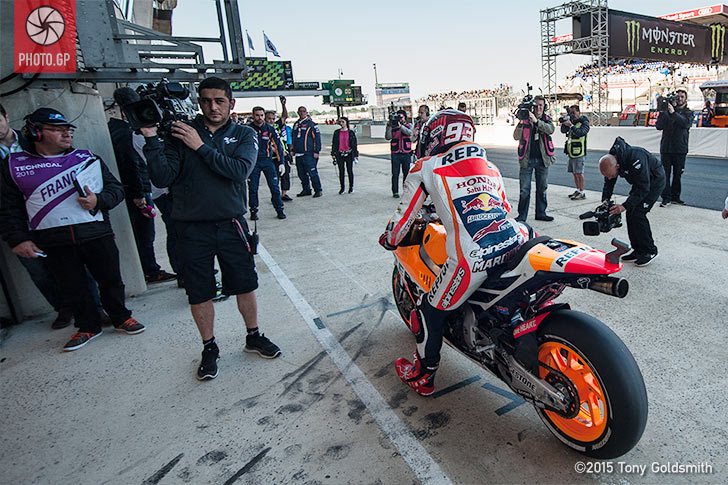 Marc Marquez Le Mans 2015 Tony Goldsmith
