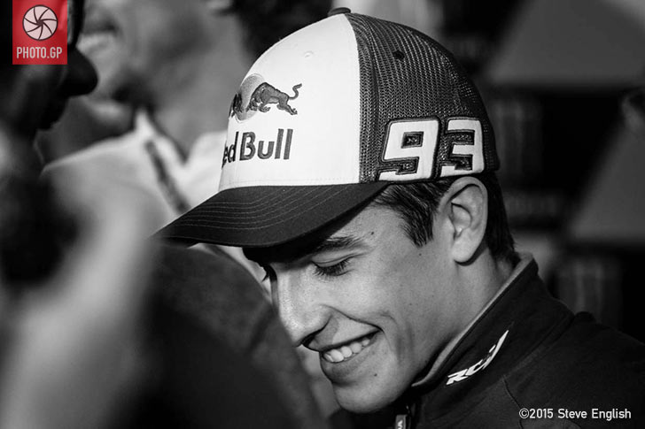 Marc Marquez press conference Le Mans 2015 Steve English