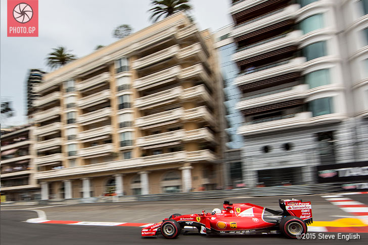 Sebastian-Vettel-Ferrari-Monaco-2015-Steve-English