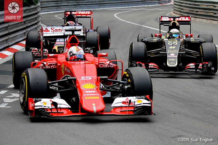 Sebastien-Vettel-fight-Monaco-2015-Steve-English