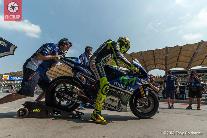 Valentino Rossi Sepang 2014 QP2 Tony Goldsmith
