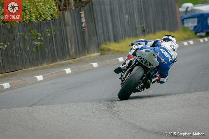 William Dunlop rides away