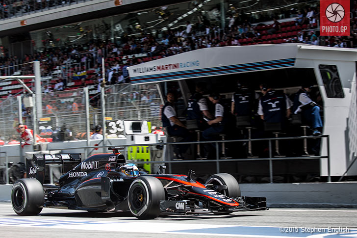 Fernando Alonso McLaren Catalunya 2015 Stephen English