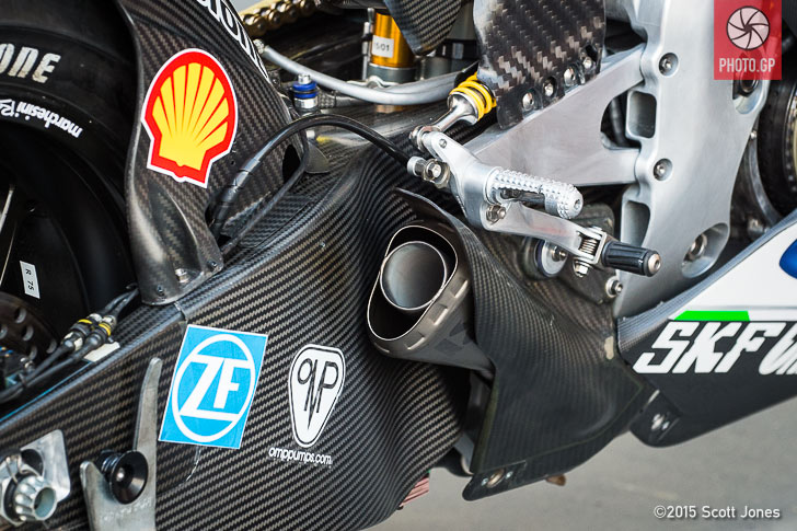 Ducati GP15 exhaust lower