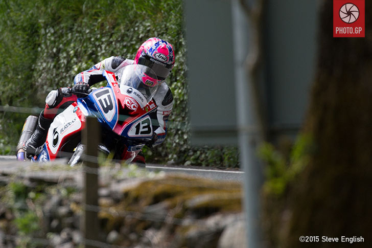 Lee Johnston IOMTT 2015 Superbike Race