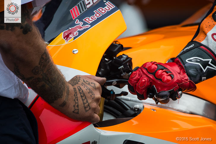 Marc Marquez clutch use Assen 2015