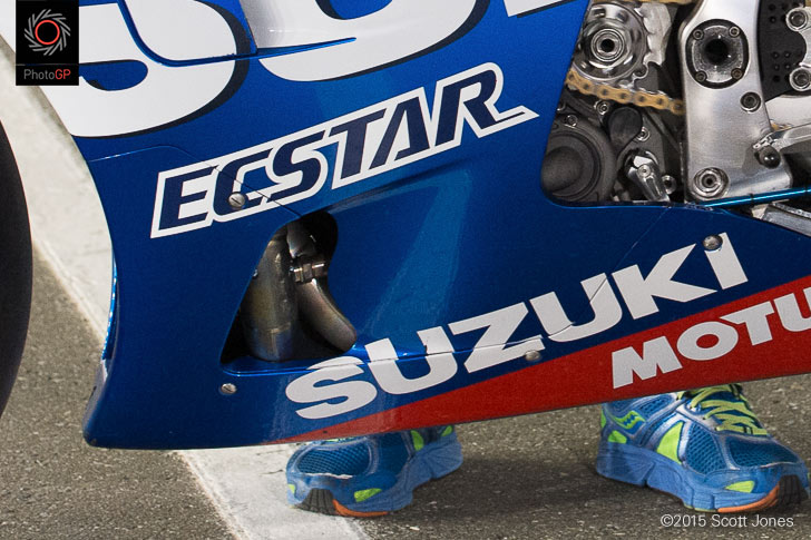 Suzuki GSX-RR Exhaust Losail 2015 vent