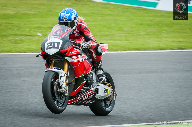 BSB Knockhill 2015 Jenny Tinmouth Honda