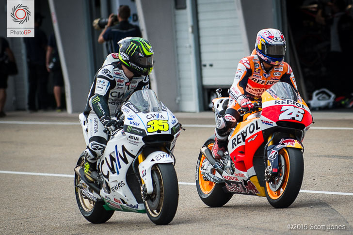 Crutchlow Pedrosa Sachsenring 2015