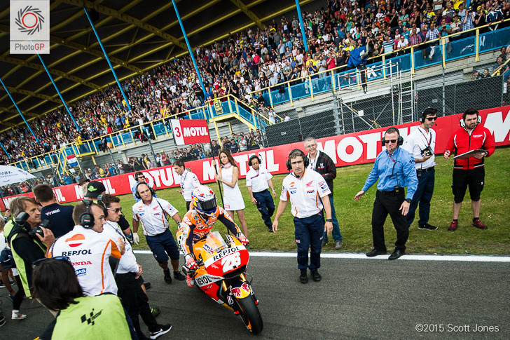 Dani Pedrosa grid Assen 2015