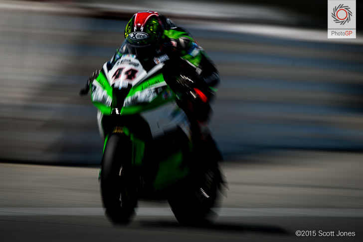 David Salom Kawasaki WSBK 2015 Laguna Seca